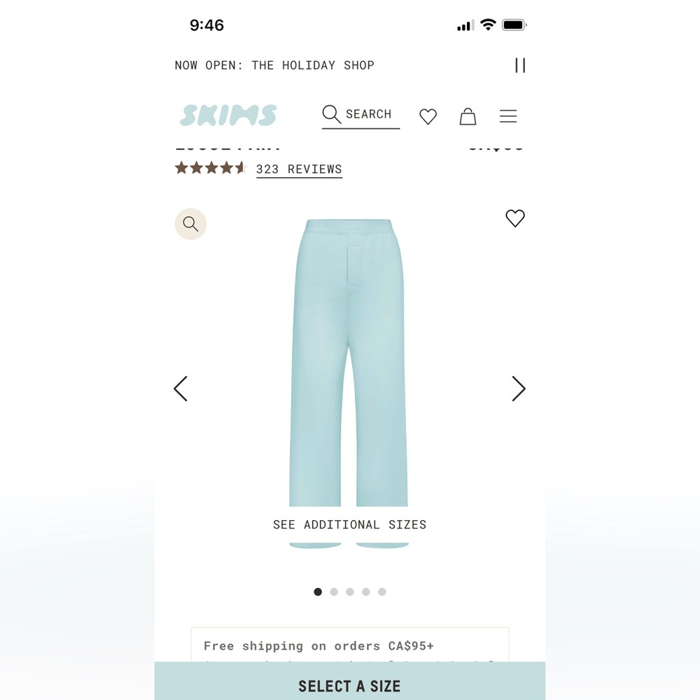 Skims boyfriend loose pajama pants